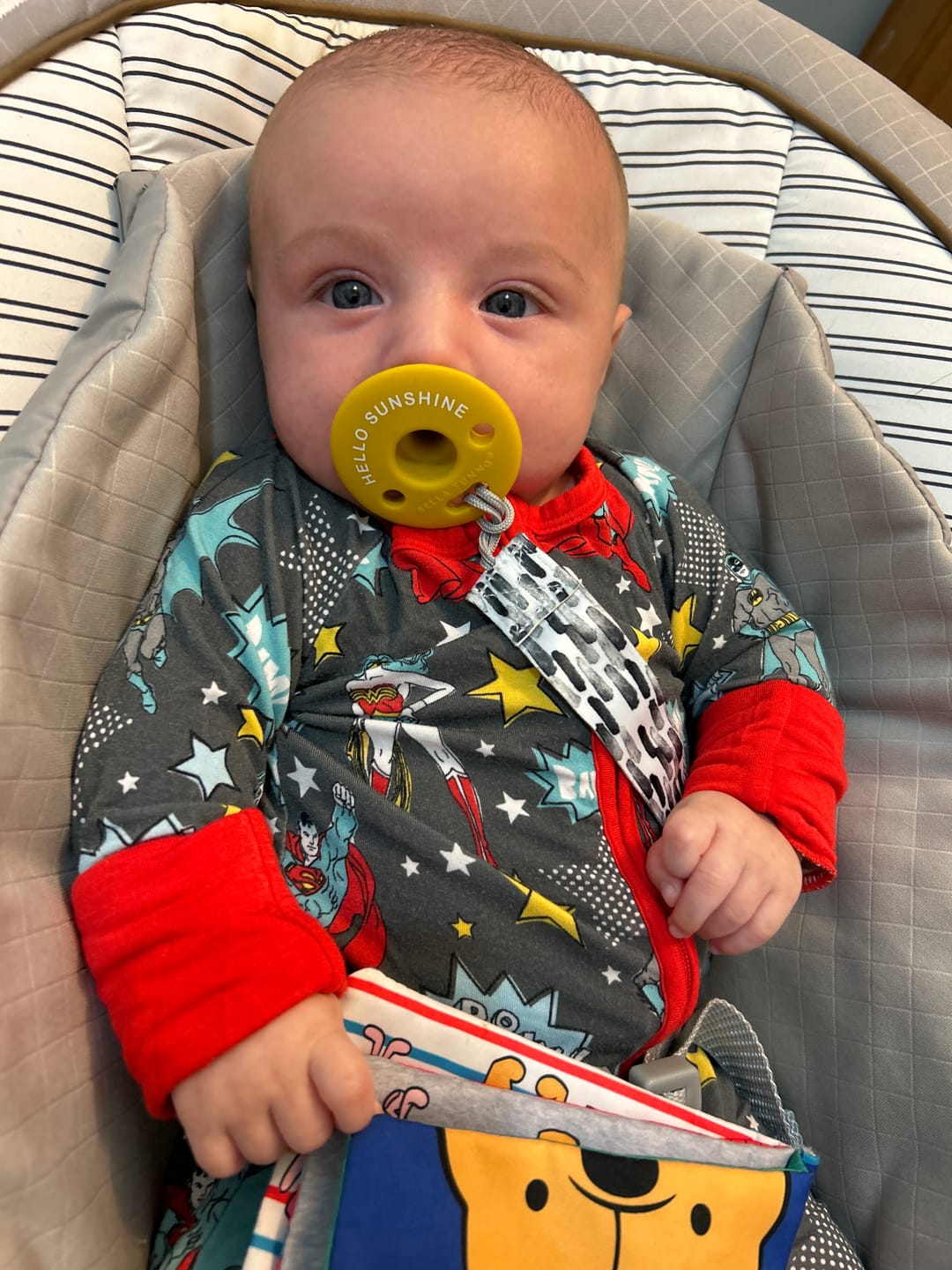 Customer photo review of Hello Sunshine Bubbi™ Pacifier