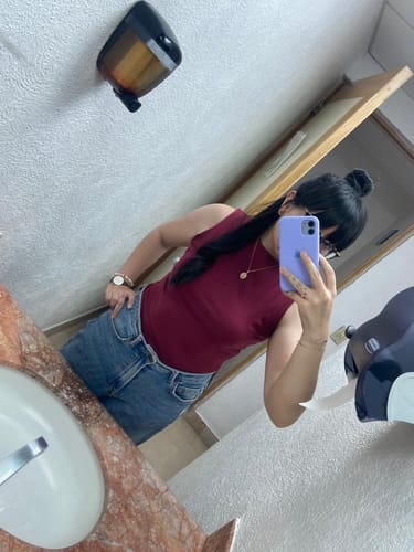 Customer photo review of T-shirt de algodón sin mangas