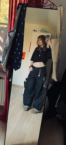 Customer photo review of Curved Leg Pants