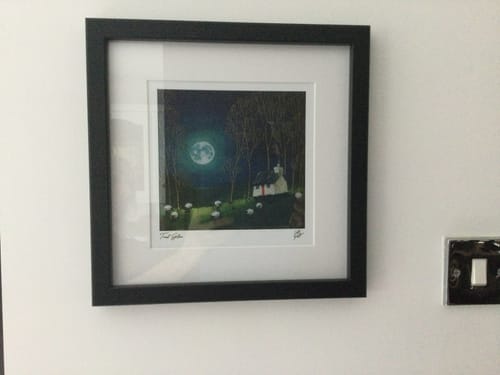 Customer photo review of Teal Glow (Small) By Geoff Beckett