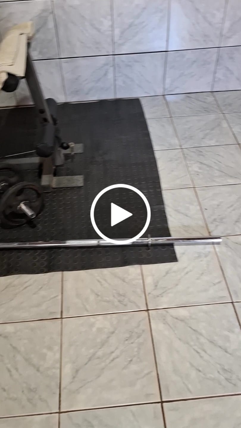 Customer video review of Barra Reta Maciça Cromada 28,57mm