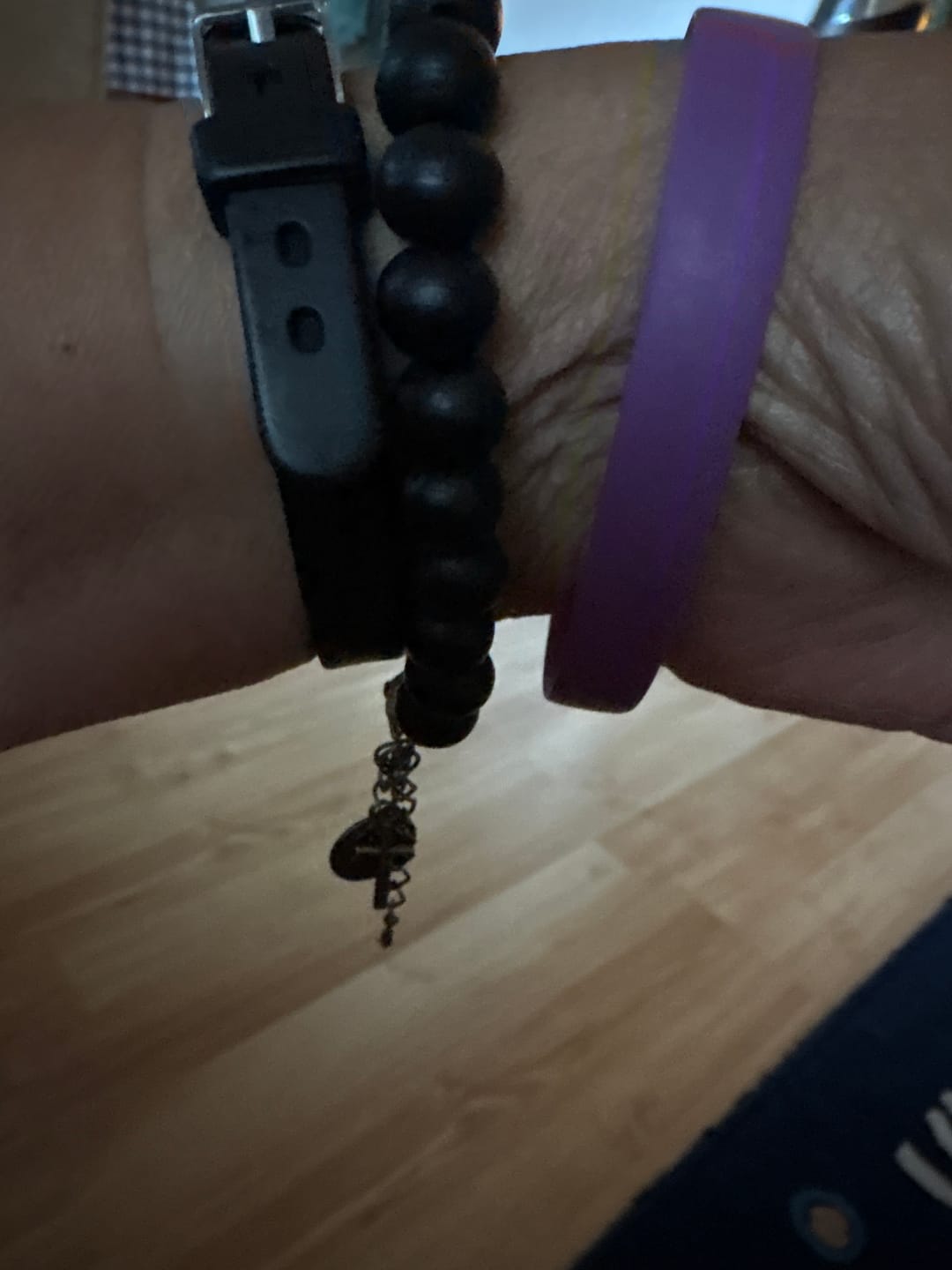 Customer photo review of FREE Today: Ebony Beads St. Benedict the Blessed Protection Bracelet