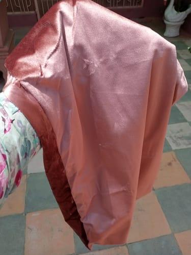 Customer photo review of Pink Velvet-Bed Set 8 Pcs (Luxury)