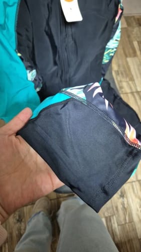 Customer photo review of Maillot de Bain Manche Longue Style Surf