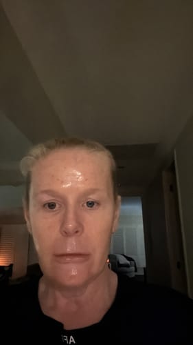 Customer photo review of The Naked Skin™ Collagen Overnight Wrapping Mask