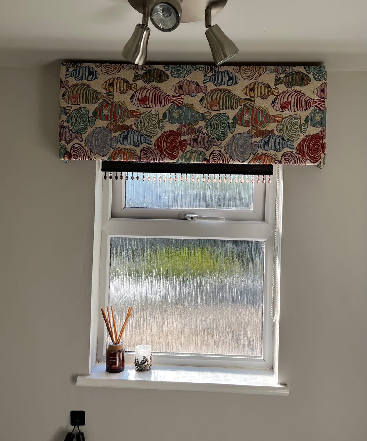 Customer photo review of Colourful Fish Tapestry Fabric
