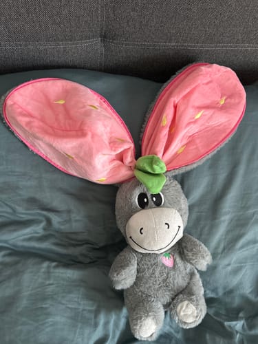 Customer photo review of Atmender Esel-Plüsch