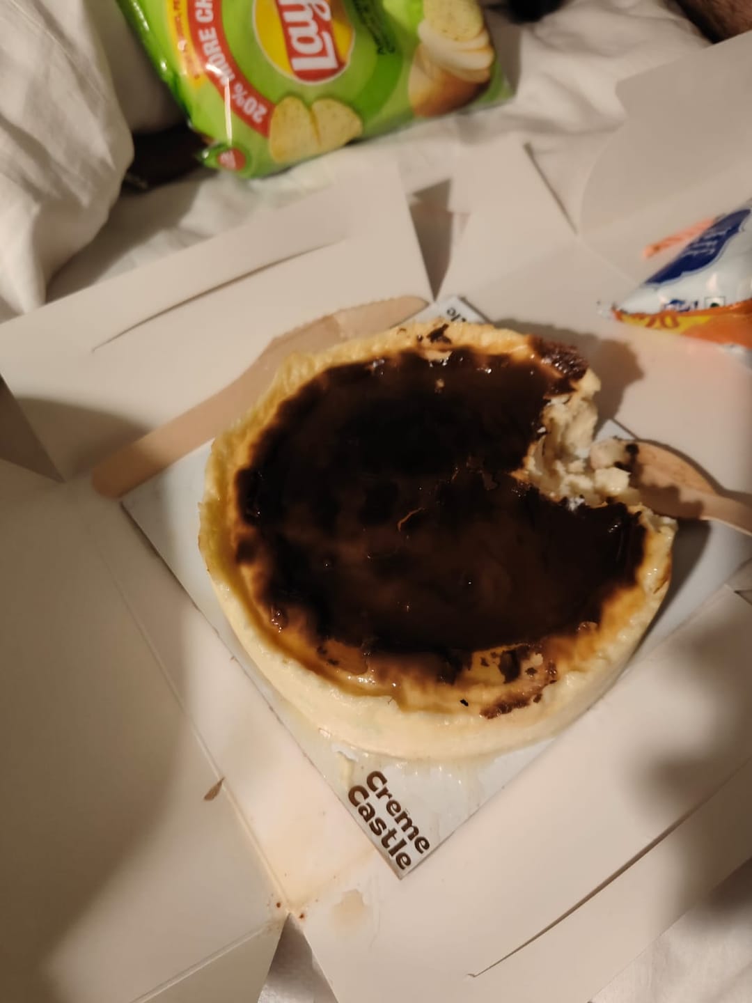 Customer photo review of Burnt Basque Cheesecake