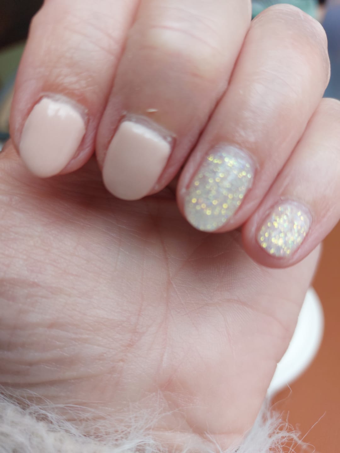 Customer photo review of Latte Dipping Powder