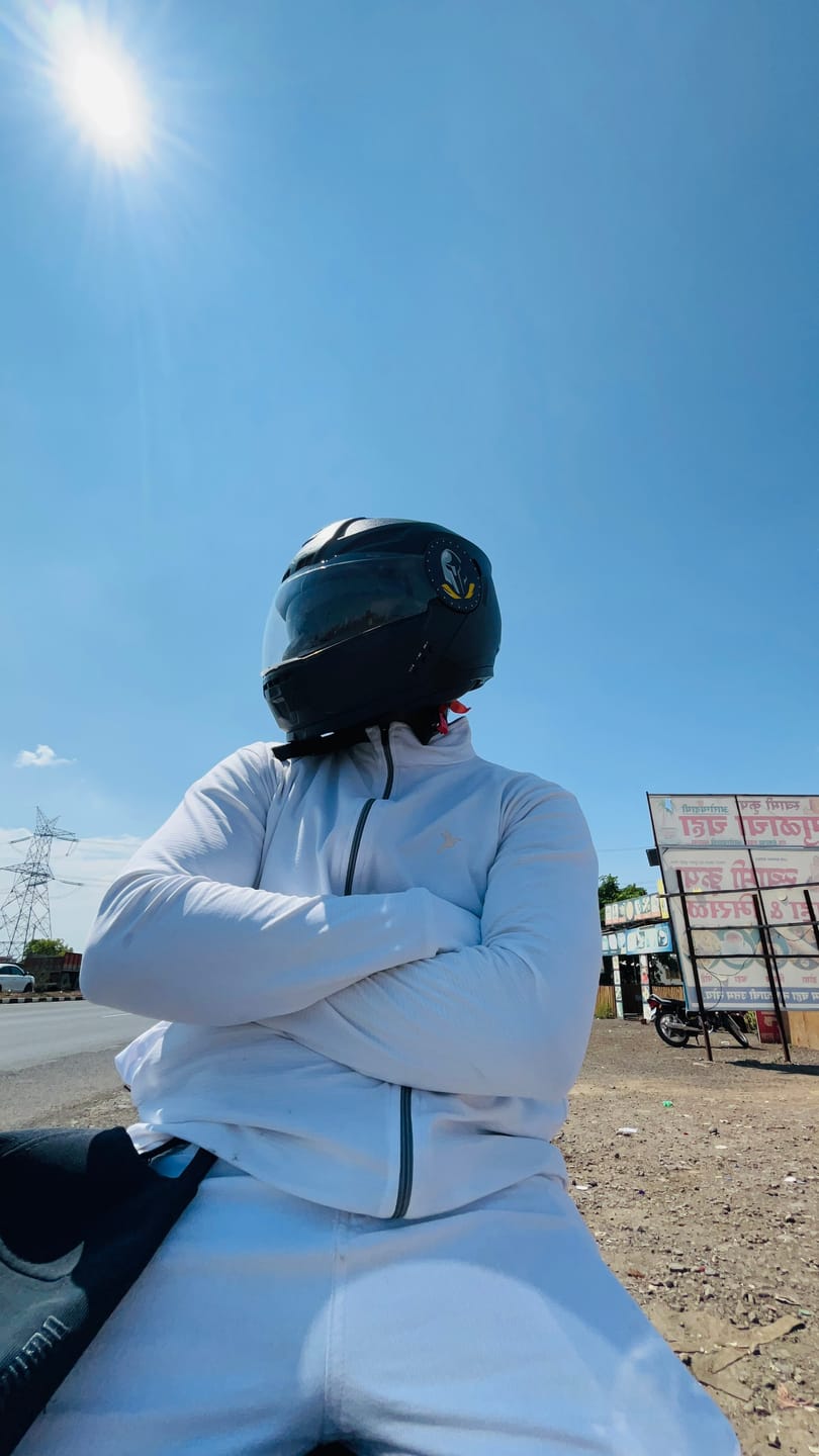 Customer photo review of Pure White - Sunblock Jacket