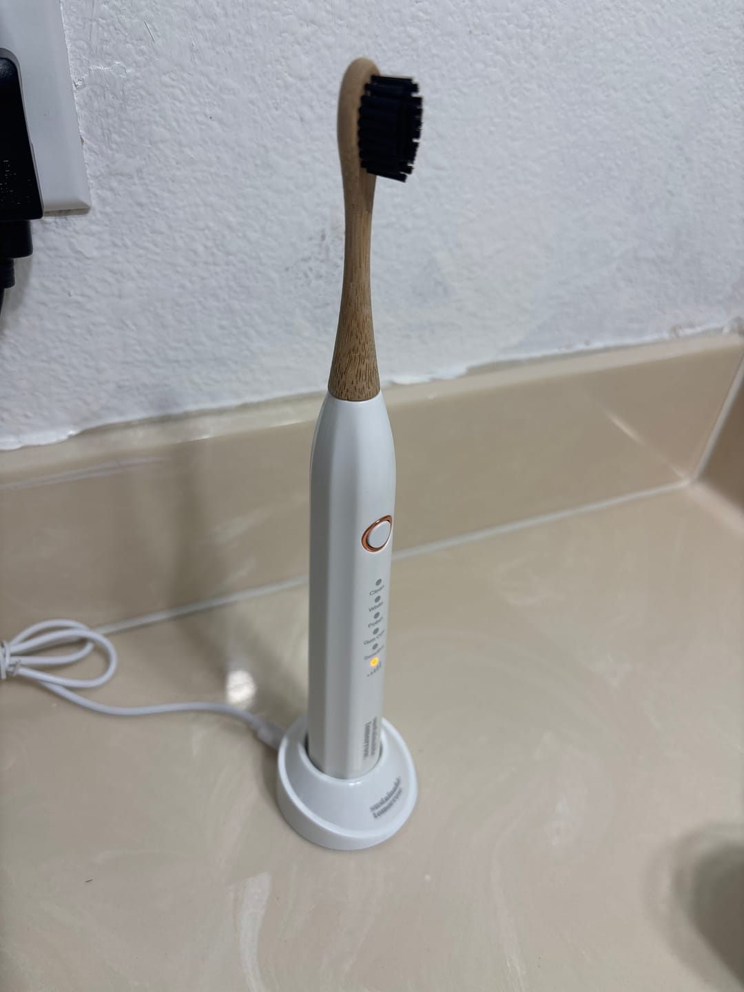 Customer photo review of Zen Bamboo Electric Toothbrush