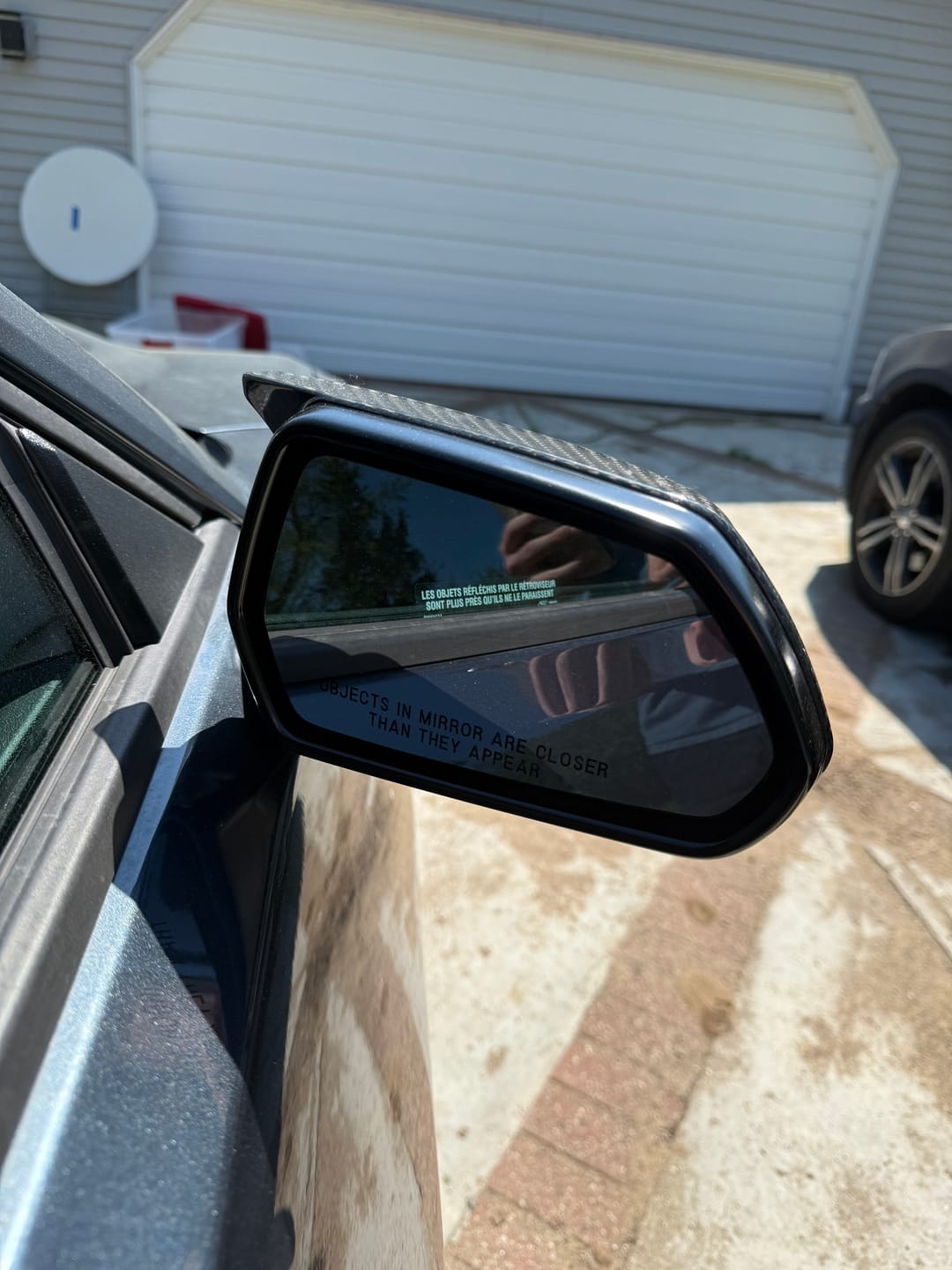 Customer photo review of 2016-2024 Camaro Real Carbon Fiber Mirror Covers With Winglet