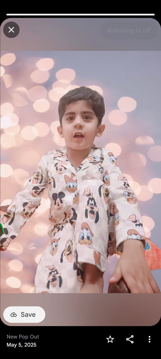 Customer photo review of Mickey and Friends Night Suit