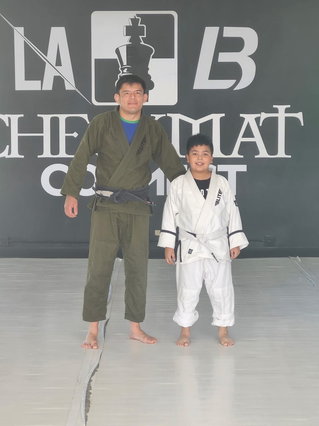 Customer photo review of Core White Brazilian Jiu Jitsu Kids BJJ Gi