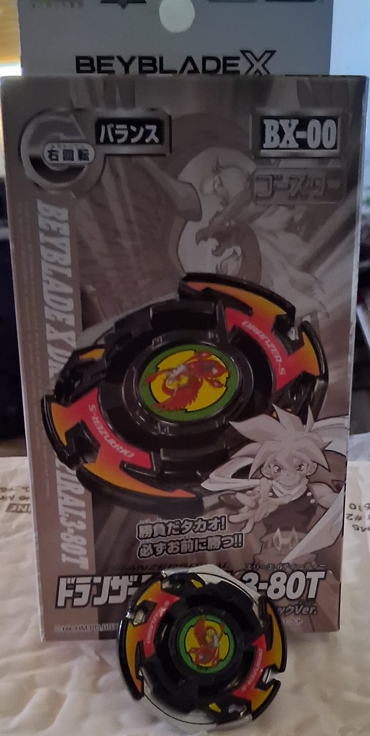 Customer photo review of (Limited Stock) Takara tomy Beyblade X BX-00 Dranzer Spiral 3-80T Black Ver