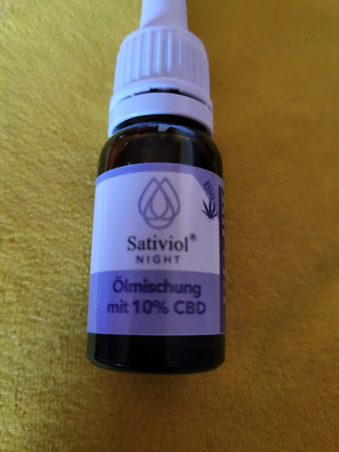 Customer photo review of Sativiol® NIGHT CBD Öl 10%, Melisse + Melatonin