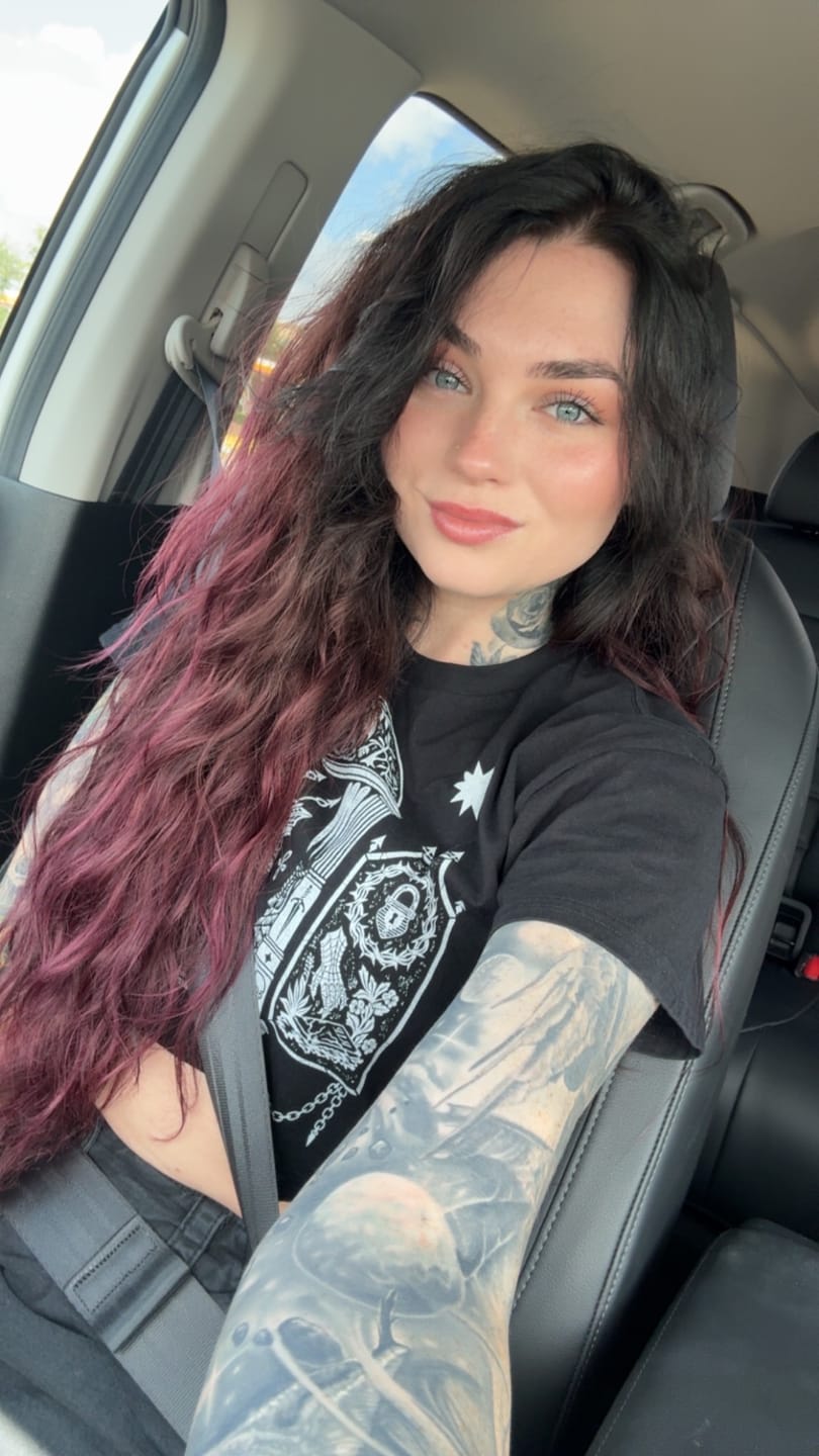 Customer photo review of Mausoleum Crop Tee