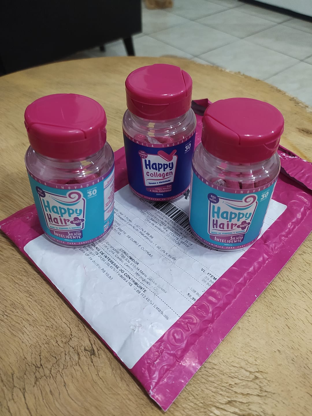 Customer photo review of Happy Hair 2 Potes