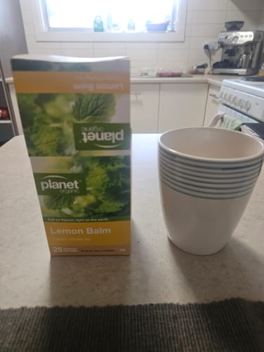 undefined review of Lemon Balm Tea 25 Tea Bags - Certified Organic image 1 out of 1