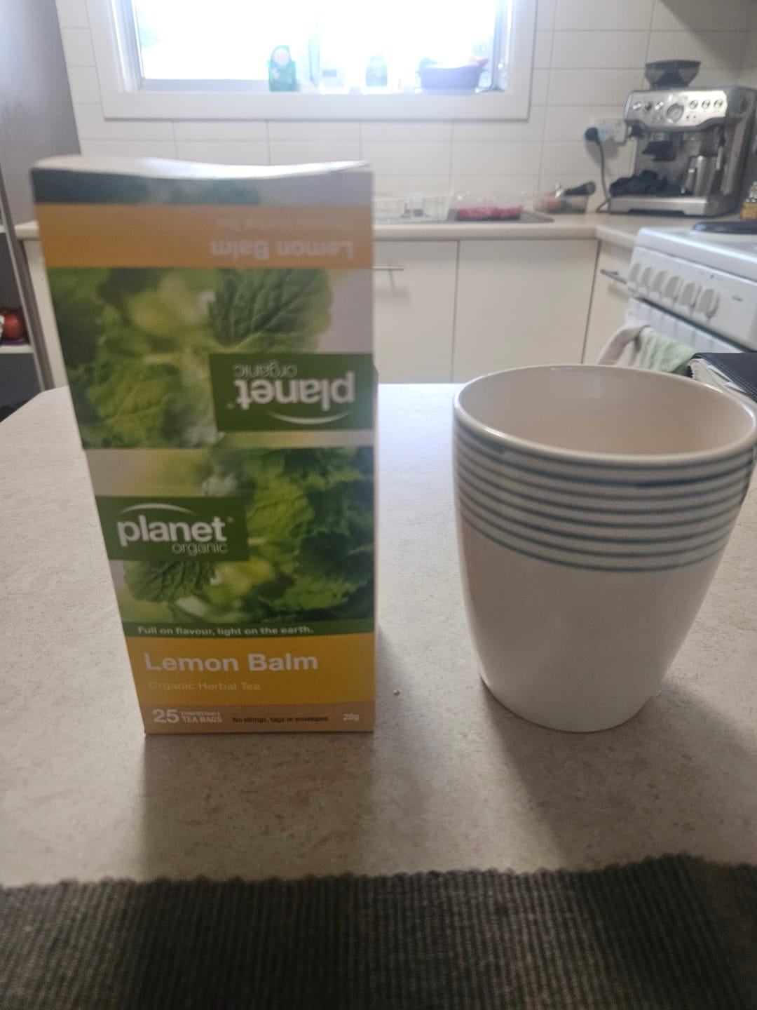Customer photo review of Lemon Balm Tea 25 Tea Bags - Certified Organic