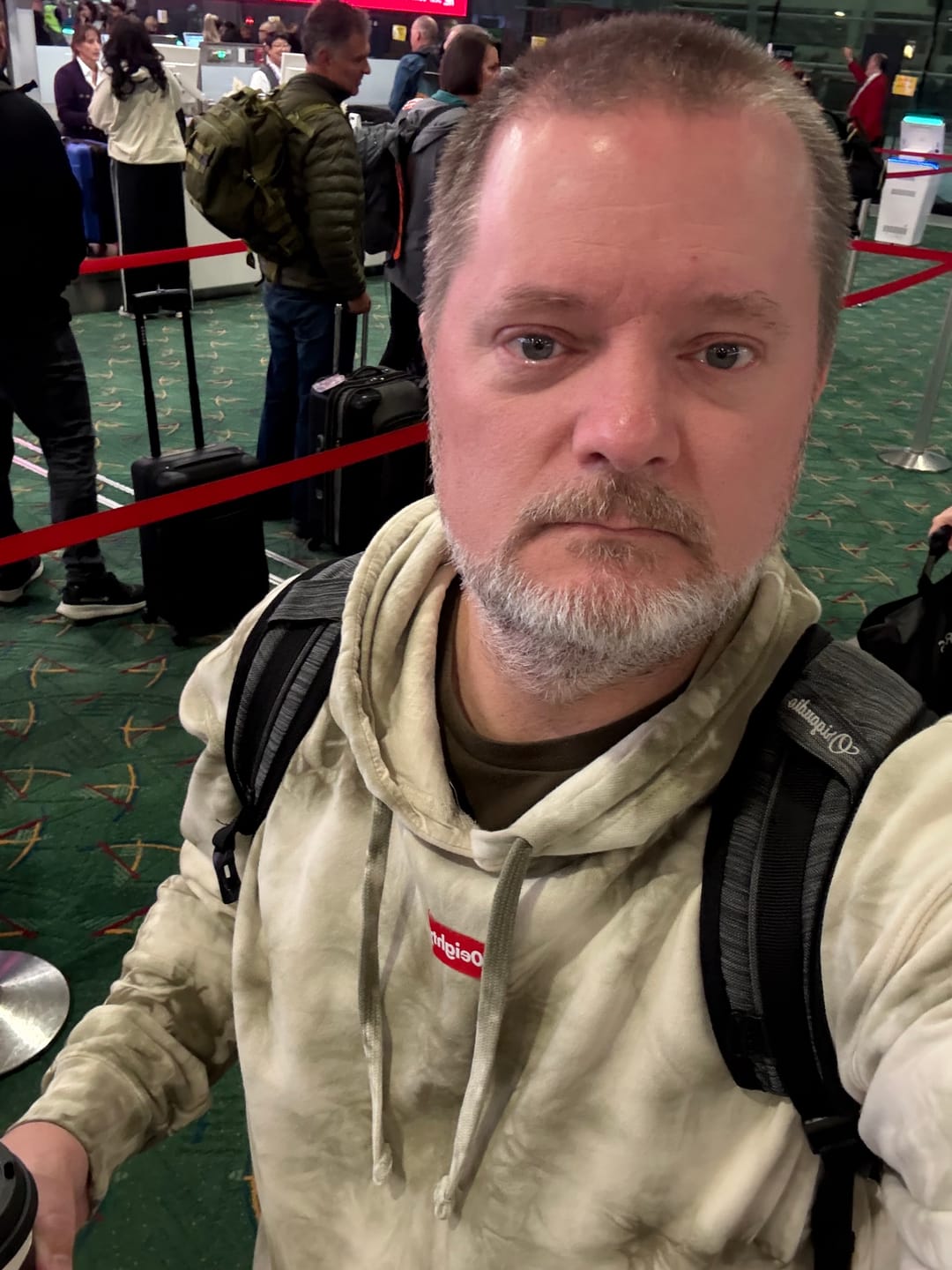 Customer photo review of 80Eighty® Tie Dye Olive Hoodie