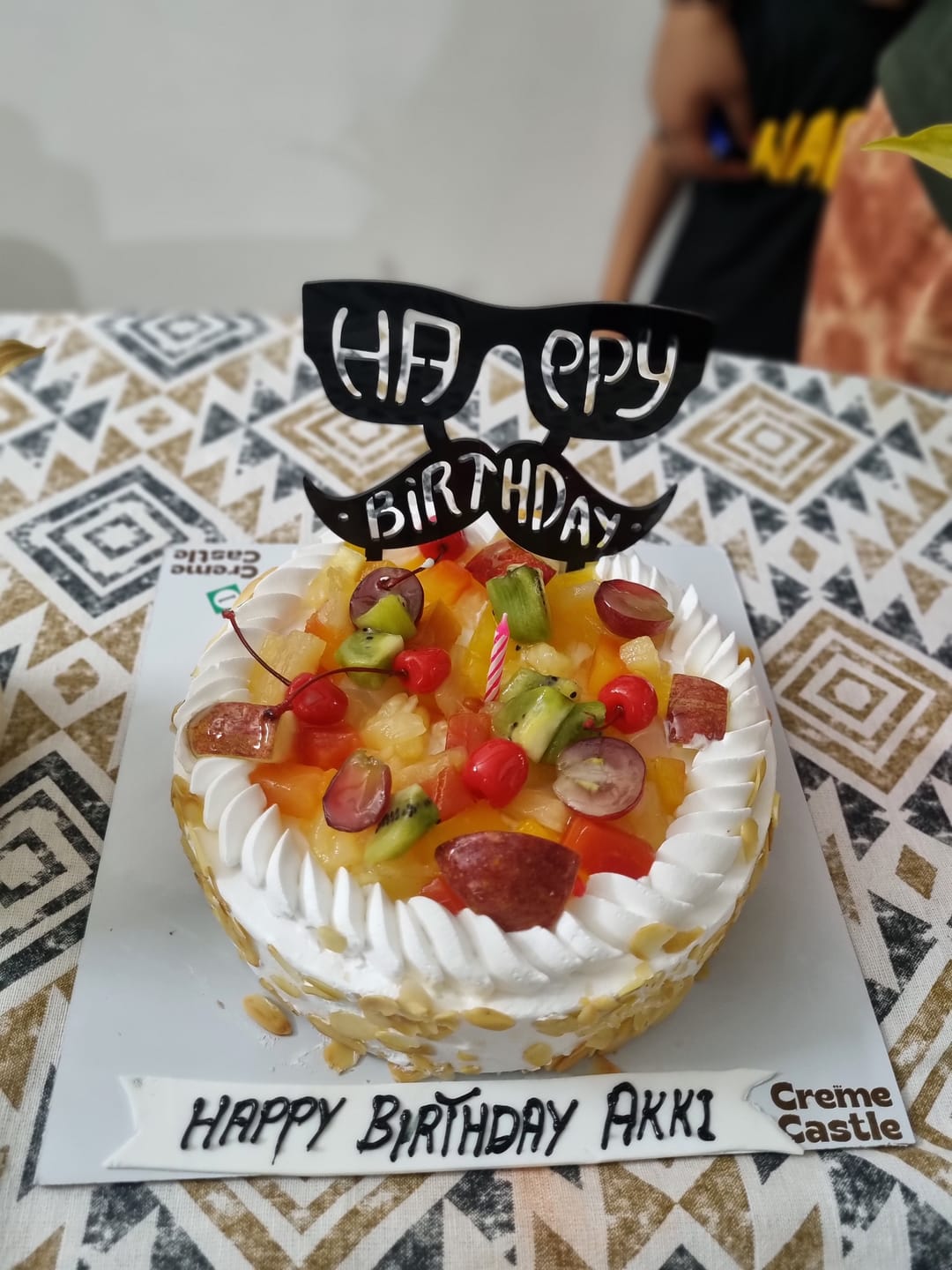 Customer photo review of Fresh Fruit Cake