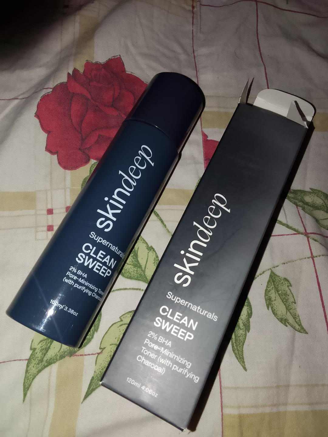 Customer photo review of CLEAN SWEEP - 2% BHA Pore-Minimizing Toner (w/ purifying Charcoal)