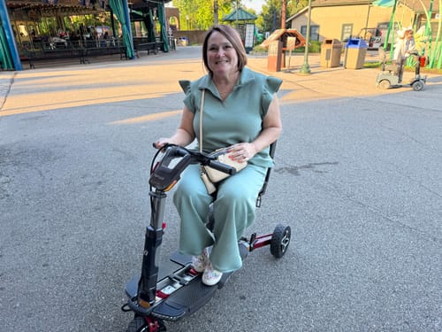 Customer photo review of ATTO SPORT Portable Mobility Scooter