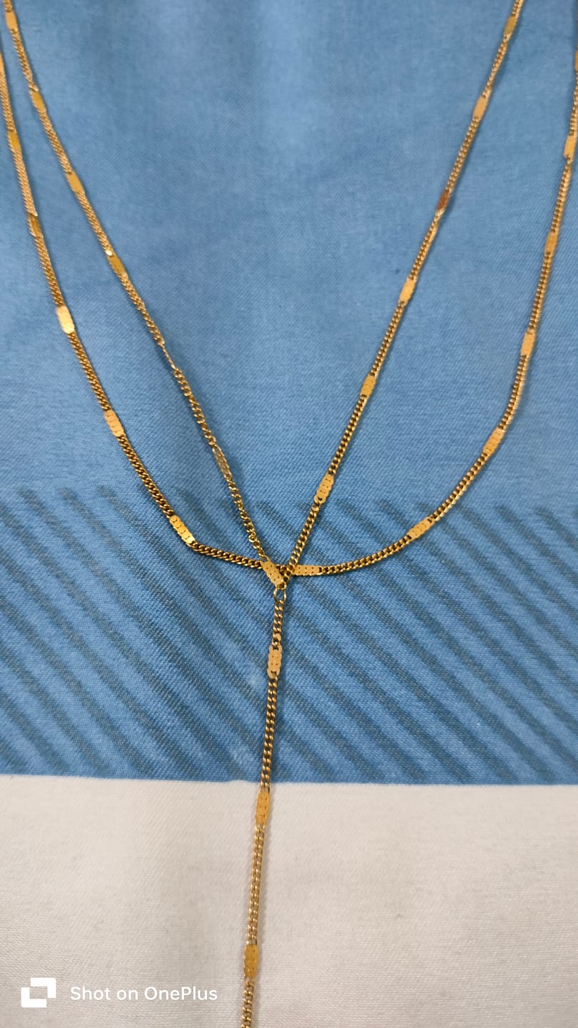 Customer photo review of Chic Layered Necklace