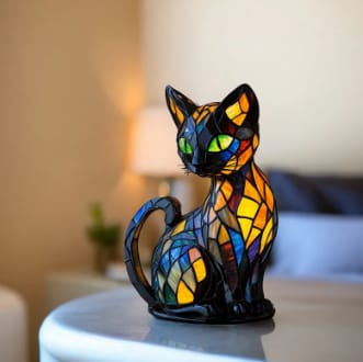 Customer photo review of Festberg LeuchtKatze™ - das Original