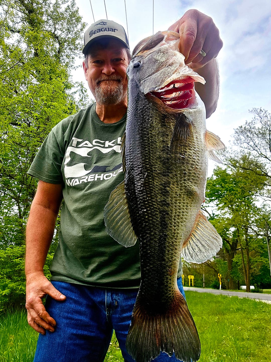 Customer photo review of 200% Sensitive Tungsten Worm Weights | Bullet Weights | 2 Colors 5 Pack