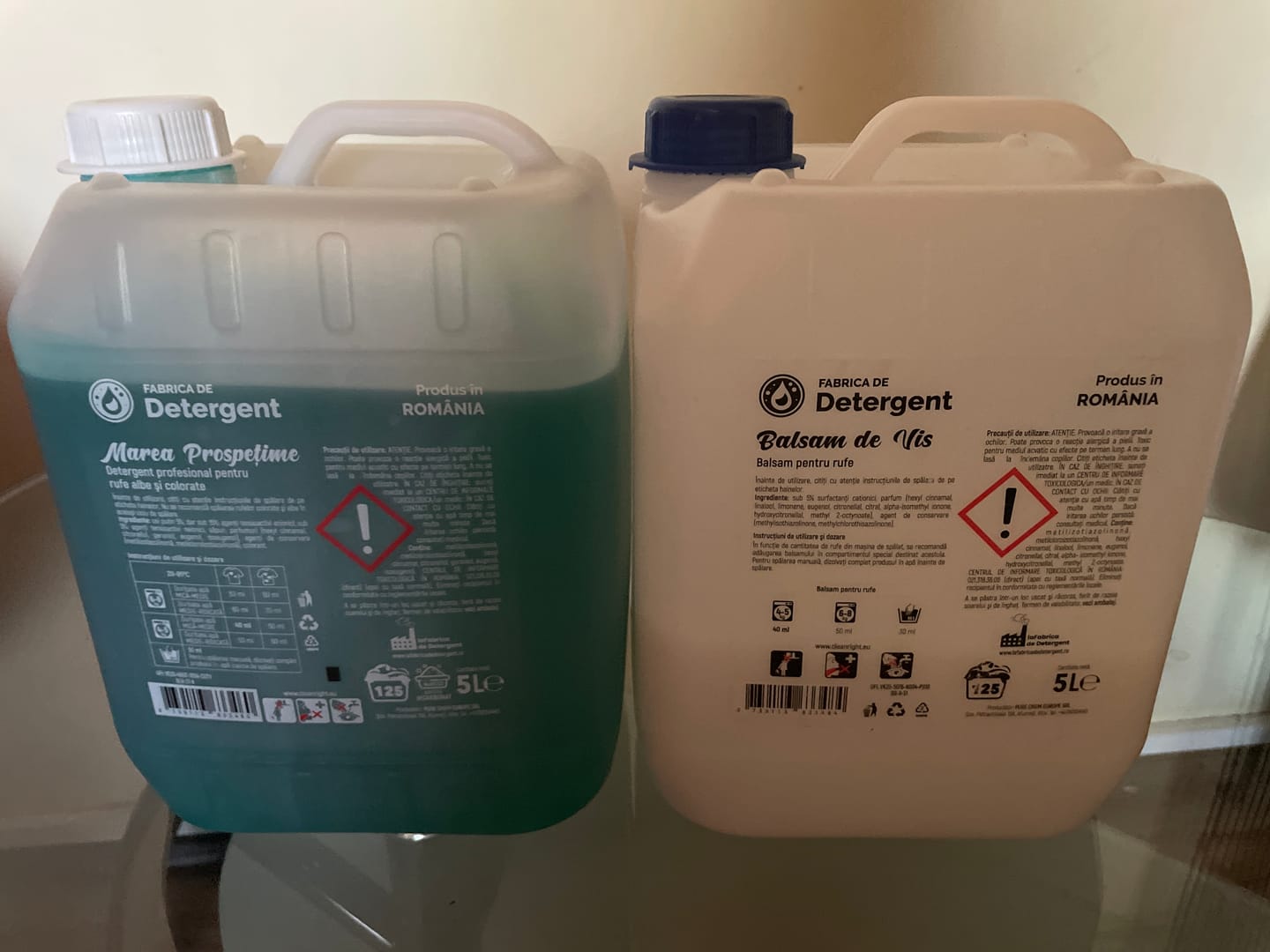Customer photo review of Pachetul cu 2x Detergent Marea Prospetime + 1x Balsam de Vis