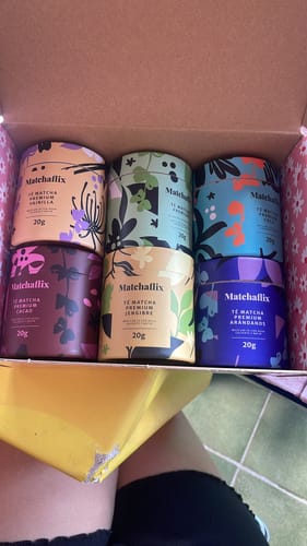 Customer photo review of Pack Sabores - Té Matcha Premium 100% Degustación
