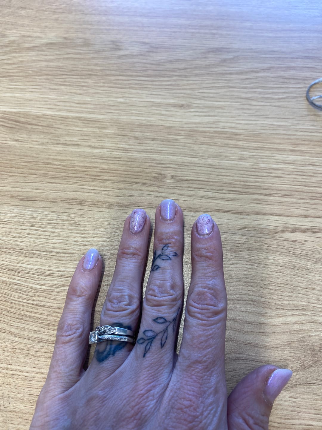 Customer photo review of Semilac 923 Blue Glazed UV Gel Polish