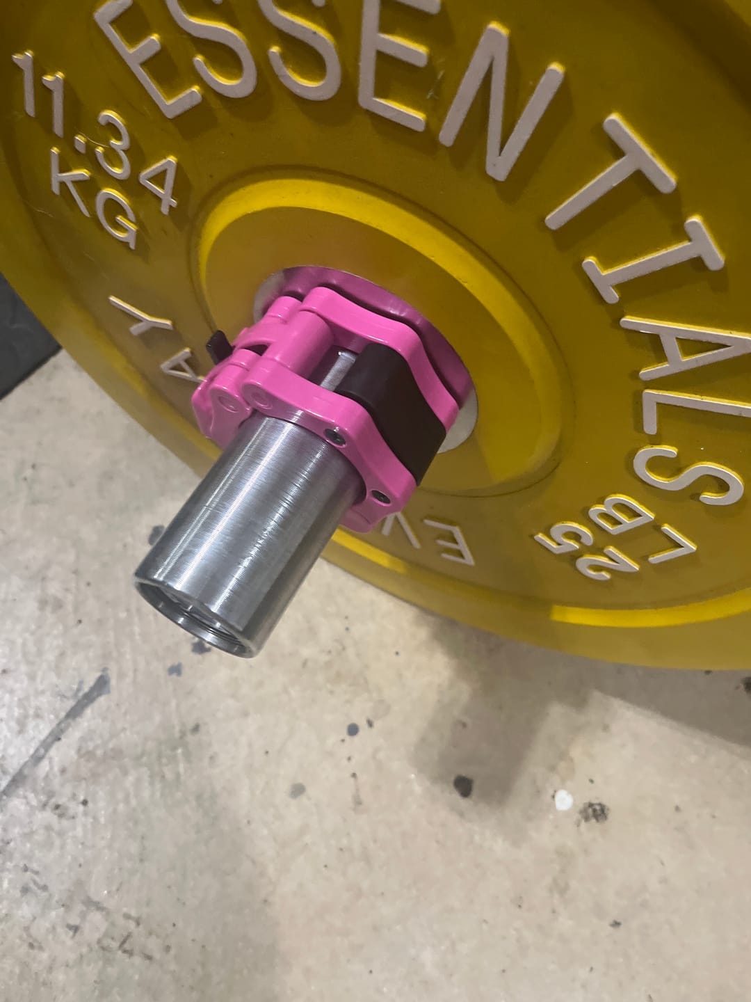Customer photo review of RitFit Olympic Barbell Collars 2"