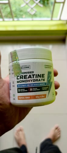 Customer photo review of Wellcore - Pure Micronised Creatine Monohydrate (122g, 33 Servings) Tropical Tango
