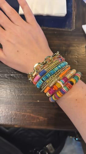 Customer photo review of Boardwalk Vinyl Bracelet