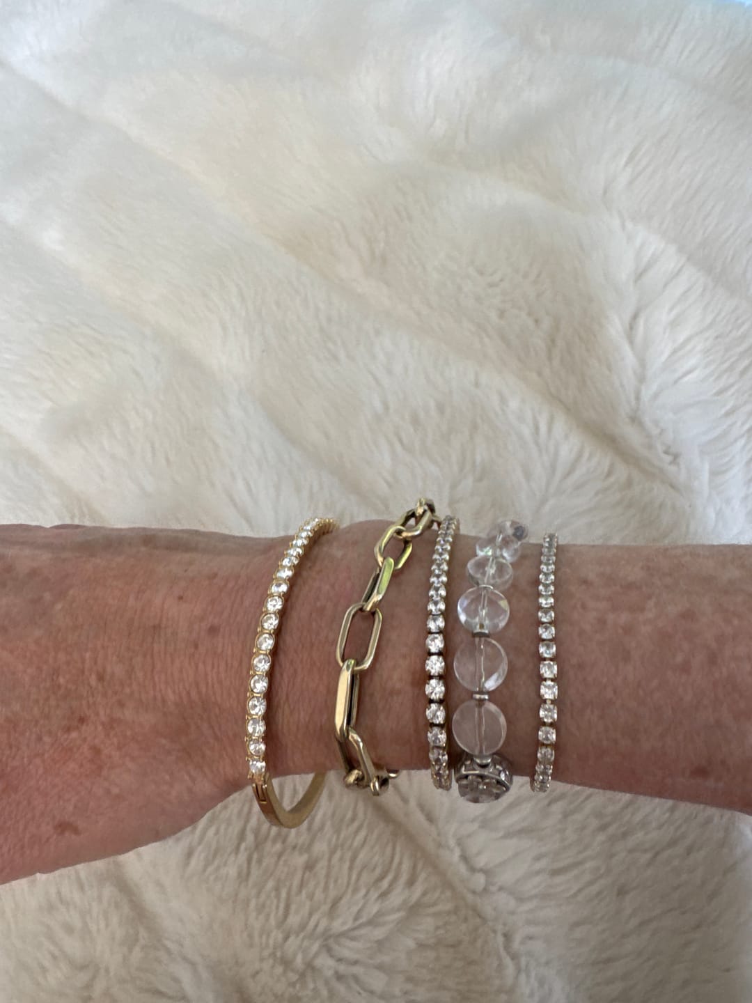 Customer photo review of Classic Tennis Bangle
