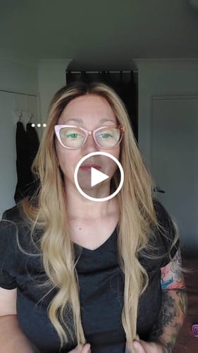 Customer video review of Dimensional Rooted Blonde // Luxe Wig // 24 Inches // M cap
