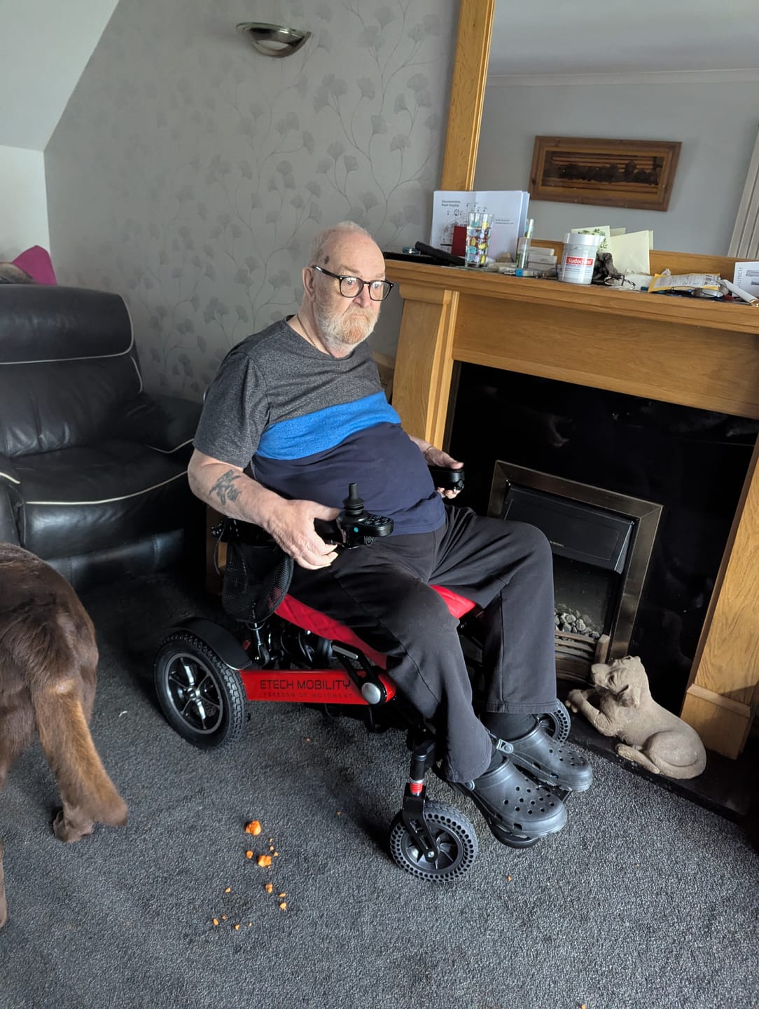 Customer photo review of Lightweight Electric Wheelchair Freedom Elite ST