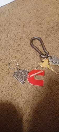 Customer photo review of DIAMOND KEYCHAIN