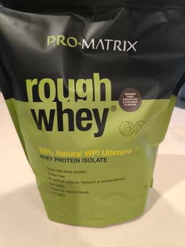 Customer photo review of 2kg CHOCOLATE & COCONUT, Isolate ROUGH WHEY