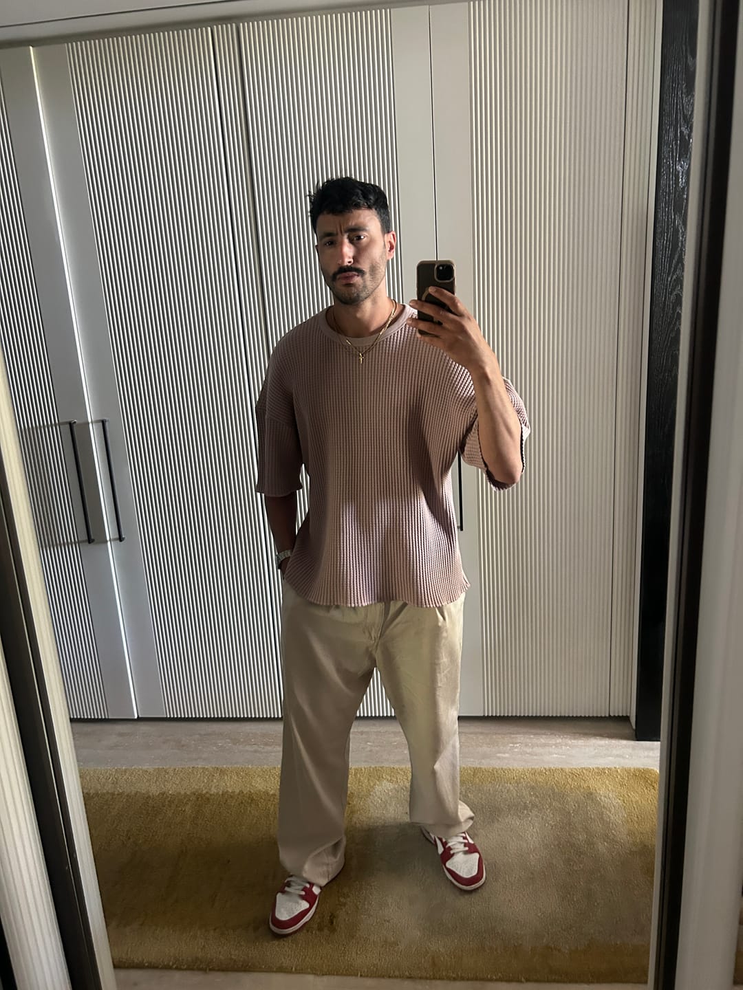 Customer photo review of Short Sleeve Thermal Sweater Antler