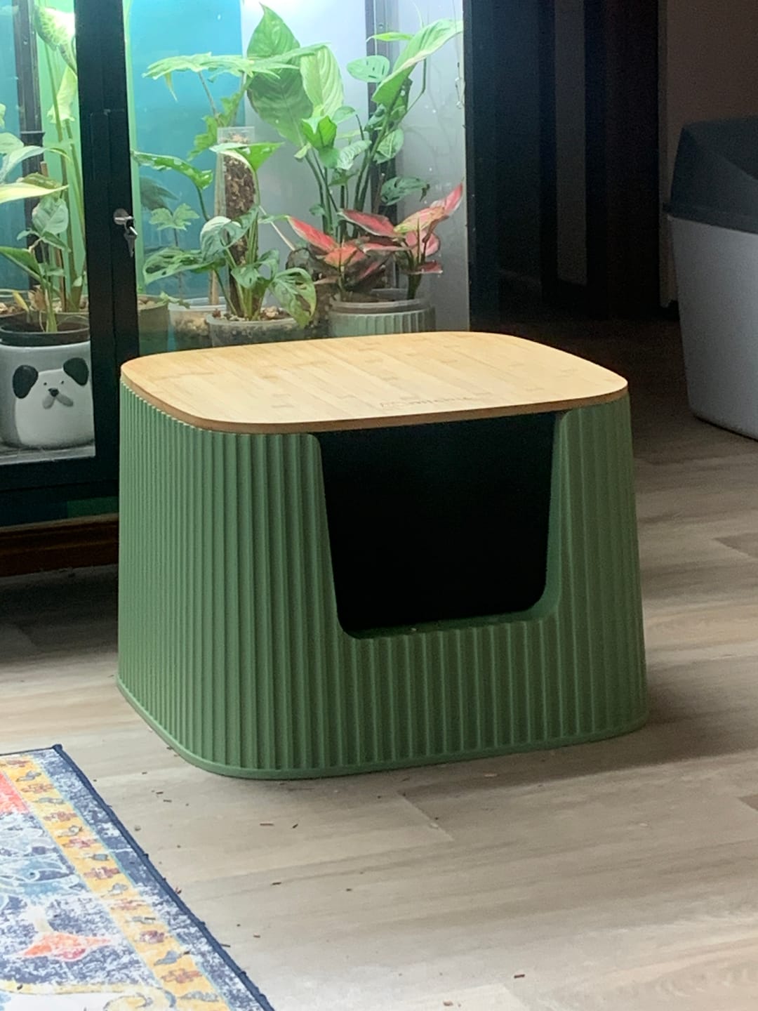 Customer photo review of Michu XXL BoBa Deluxe Cat Litter Box - Spacious Design