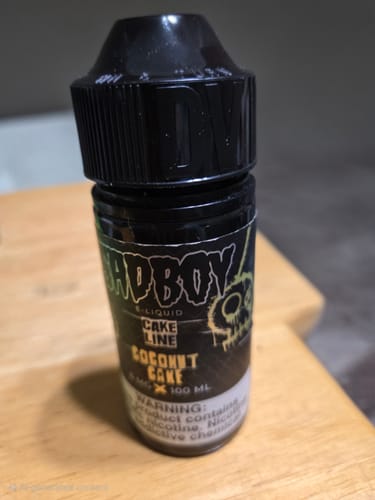 Customer photo review of Sadboy Cake Synthetic Funnel Cake 100ml