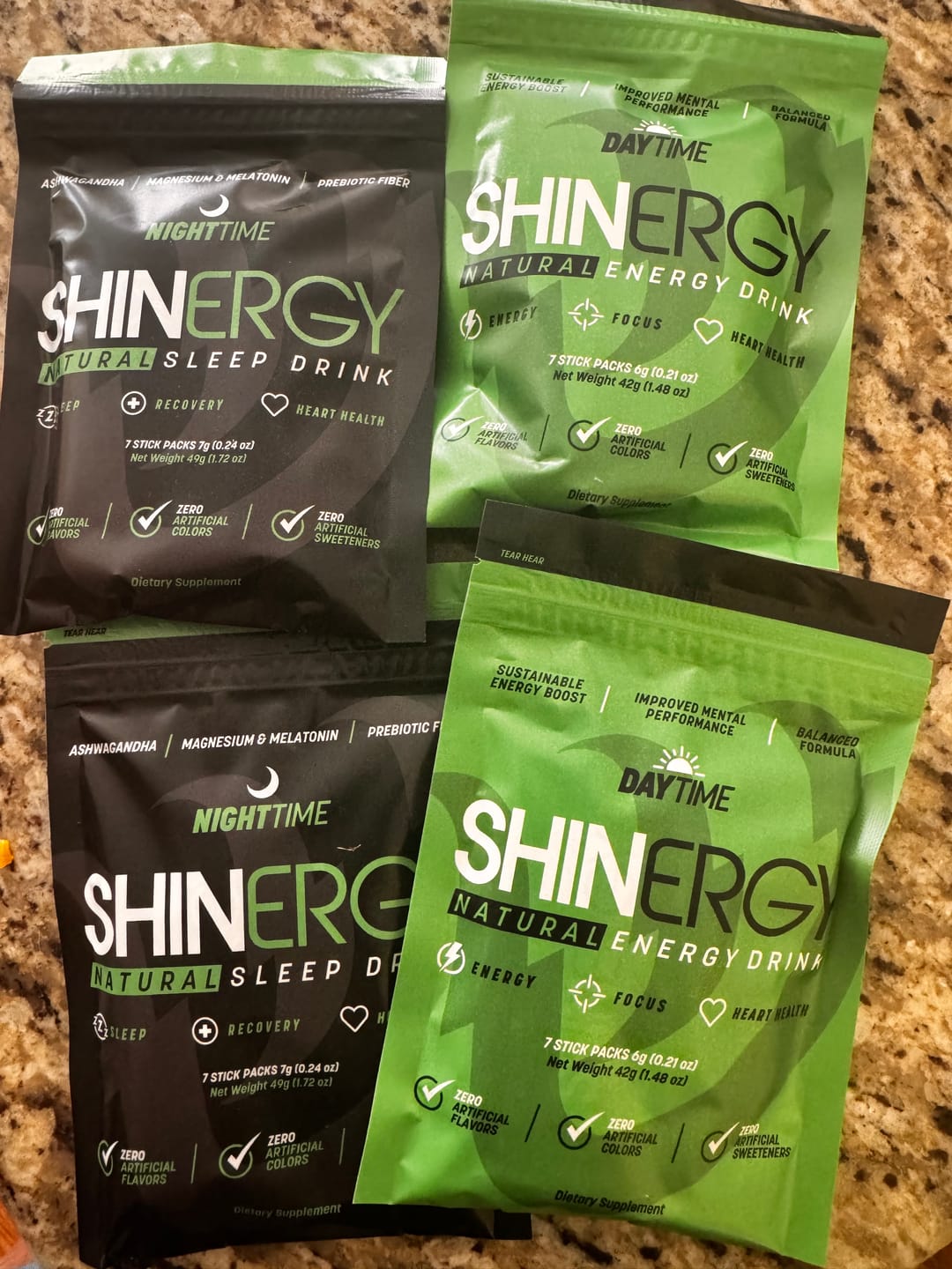 Customer photo review of Shinergy Nighttime Drink