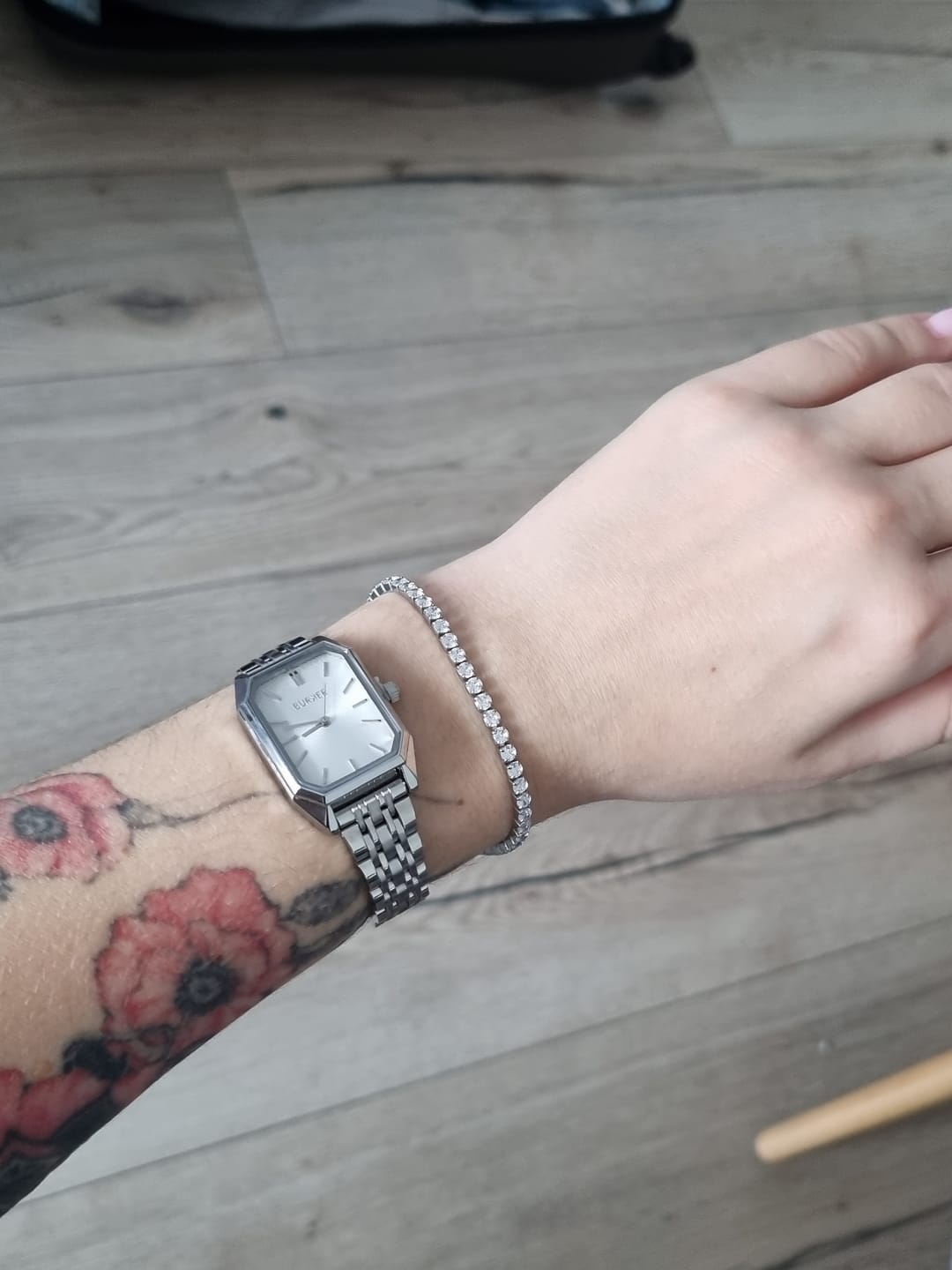 Customer photo review of Ava Silver Bracelet