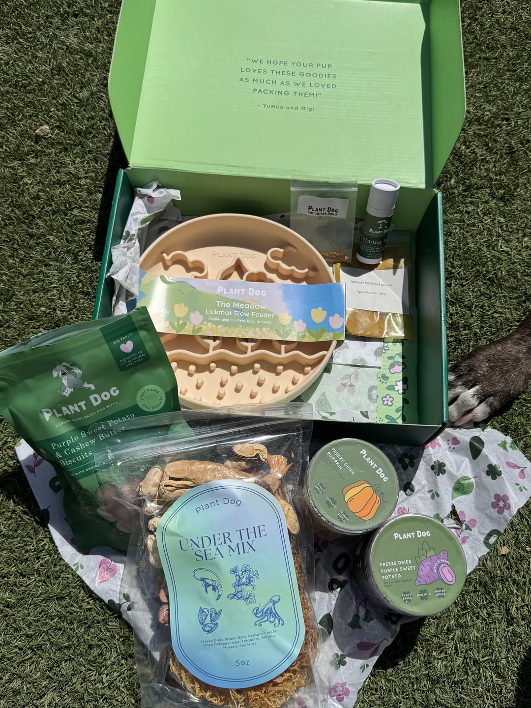 Customer photo review of Plant Dog Membership Box