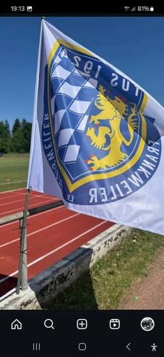 Customer photo review of Fahne inkl. Druck