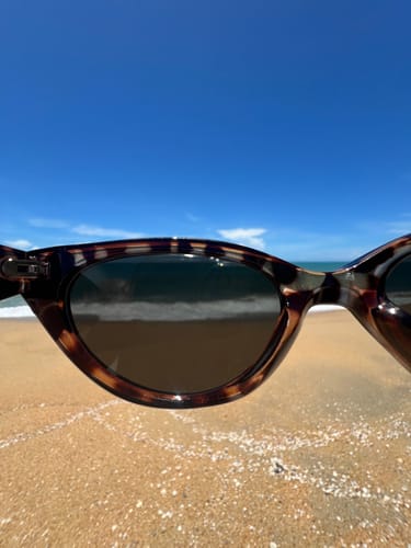 Customer photo review of Riley Cat-Eye Framed Sunglasses